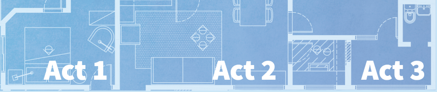 Screenplays are Blueprints: Act 1, Act 2, Act 3